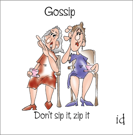 Gosip cartoon, Church ladies